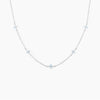 Women's Copper Jewelry Set With Plant Flowers Pattern And Electroplating Treatment Including Anklet Necklace And Clavicle Chain