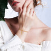 Women's Copper Knotted Geometric Chili Pepper Bracelet Casual Adjustable Electroplated Hand Jewelry