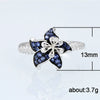 Women's Copper Mandala Flower Zircon Geometric Ring Jewelry