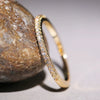 Women's Copper Microinlaid Zircon Geometric Ring