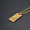 Women's Copper Micropavé Heart Geometric Pendant Necklace With Ochain Fashion Jewelry