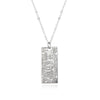 Women's Copper Micropavé Heart Geometric Pendant Necklace With Ochain Fashion Jewelry