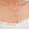 Women's Copper Necklace With Mixed Gemstone Setting Star Pendant Electroplating Light Luxury Design