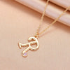 Women's Copper Ochain Necklace With Geometric Design And Microinlay