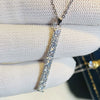 Women's Copper Ochain Necklace With Zircon Pendant Geometric Simple Style