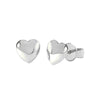 Women's Copper Plated Real Gold Simple Love Oil Drop Earrings With Heart And Geometric Patterns And Microinlaid Zircons