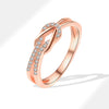 Women's Copper Ring Electroplated Versatile Geometric Design