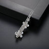 Women’s Copper Side Hair Clip With Freshwater Pearls Zircon Flower Design New Chinese Style