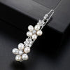 Women’s Copper Side Hair Clip With Freshwater Pearls Zircon Flower Design New Chinese Style