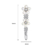 Women’s Copper Side Hair Clip With Freshwater Pearls Zircon Flower Design New Chinese Style