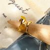 Women's Copper Smiley Face Geometric Electroplated Ring