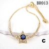 Women's Copper Star Microinlaid Electroplated Bracelet