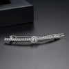 Women's Copper Zircon Bar Hair Clip Geometric Oneword Bangs Side Clip Simple Elegant Fashion Hair Accessory Gift