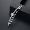 Women's Copper Zircon Bar Hair Clip Geometric Oneword Bangs Side Clip Simple Elegant Fashion Hair Accessory Gift