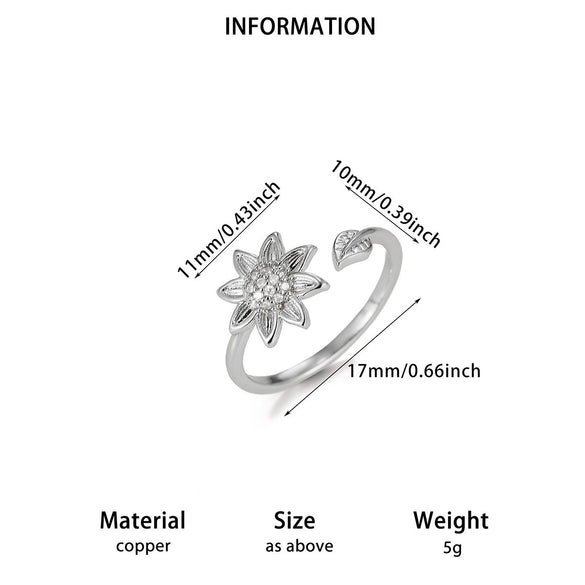 Women's Copper Zircon Butterfly Open Ring With Cute Animal Design And Gold Plated Finish Wholesale Fashion Jewelry