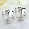 Women's Copper Zircon Geometric Fivepointed Star Earrings Popular Jewelry Wholesale