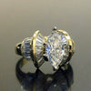Women's Copper Zircon Geometric Horse Eye Shaped Ring Hand Jewelry