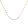 Women's Copper Zircon Microinlaid Geometric Smiling Face Shape Fashionable Light Luxury Necklace