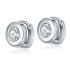 Women's Copper Zircon Star Hoop Earrings Classic Round Ear Buckle Multicolor Natural Style Jewelry Wholesale