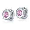 Women's Copper Zircon Star Hoop Earrings Classic Round Ear Buckle Multicolor Natural Style Jewelry Wholesale