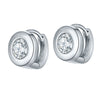 Women's Copper Zircon Star Hoop Earrings Classic Round Ear Buckle Multicolor Natural Style Jewelry Wholesale
