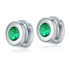 Women's Copper Zircon Star Hoop Earrings Classic Round Ear Buckle Multicolor Natural Style Jewelry Wholesale