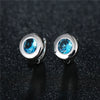 Women's Copper Zircon Star Hoop Earrings Classic Round Ear Buckle Multicolor Natural Style Jewelry Wholesale
