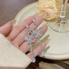 Women's Copper Zirconia Animal Zodiac Style Long Earrings