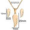 Women's Crown Pattern Stainless Steel Necklace And Earrings Set With Electroplated Finish And O Chain Design