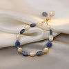 Women's Crystal Bracelet With Dongling Jade And Freshwater Pearl Simple Distinctive Baroque Style