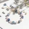Women's Crystal Bracelet With Dongling Jade And Freshwater Pearl Simple Distinctive Baroque Style