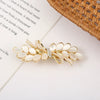 Women's Crystal Diamond Hair Clip With Electroplating Top Clip For Ponytail Accessory