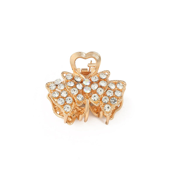 Women's Crystal Diamond Hairpin Top Clip Headwear