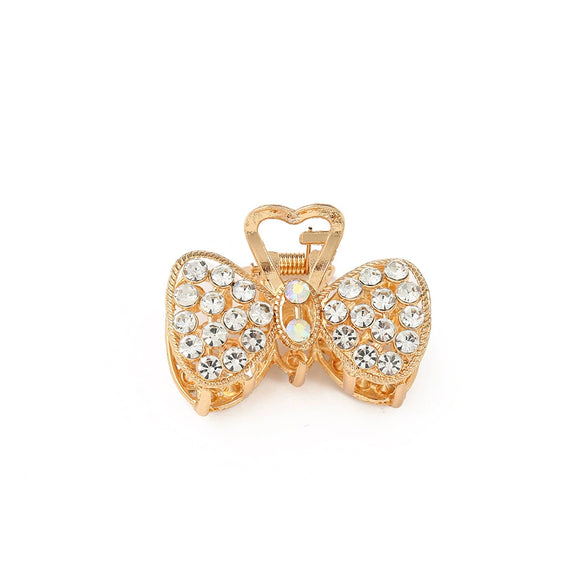 Women's Crystal Diamond Hairpin Top Clip Headwear