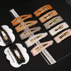 Women's Crystal Geometric Bow Hair Clip Handwoven Bb Clip Hairpin For Bangs Styling
