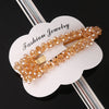 Women's Crystal Geometric Bow Hair Clip Handwoven Bb Clip Hairpin For Bangs Styling