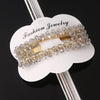 Women's Crystal Geometric Bow Hair Clip Handwoven Bb Clip Hairpin For Bangs Styling