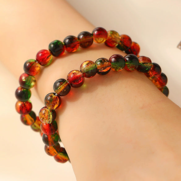Women's Crystal Geometric Handmade Beaded Bracelet
