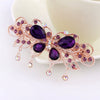 Women's Crystal Tassel Bow Rhinestone Ponytail Hairpin With Electroplating And Animal Style