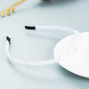 Women's Crystal Woven Fabric Headband With Fine Edge Detail Fashion Hair Hoop Accessory