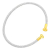 Women's Cshaped Elastic Opening Thread Rope Hand Knitted Bracelet