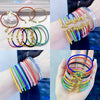 Women's Cshaped Elastic Opening Thread Rope Hand Knitted Bracelet