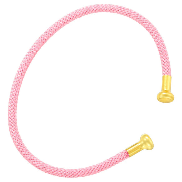 Women's Cshaped Elastic Opening Thread Rope Hand Knitted Bracelet