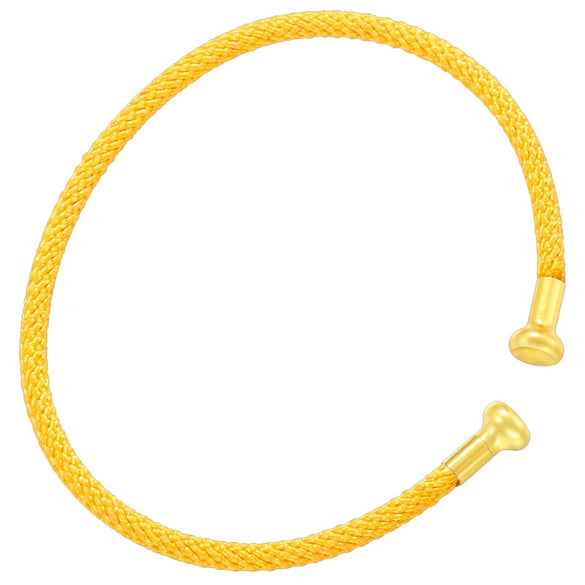 Women's Cshaped Elastic Opening Thread Rope Hand Knitted Bracelet