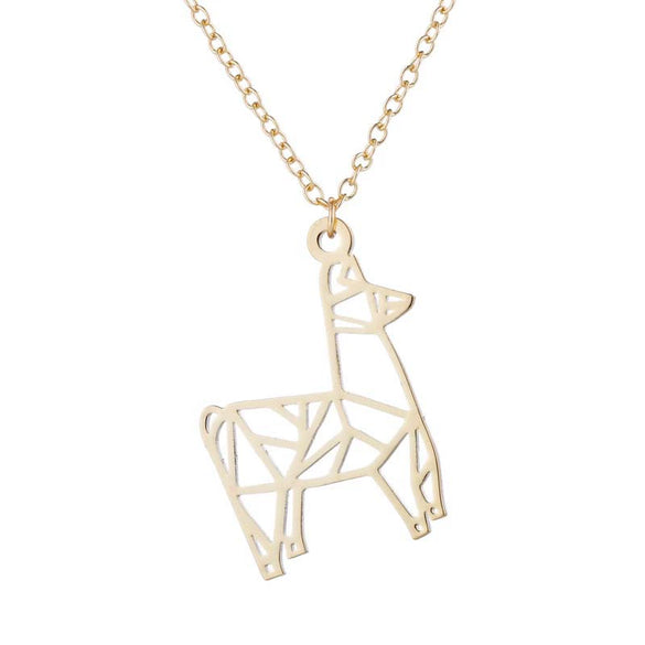 Women's Cute Cartoon Animal Zodiac Pendant Necklace In Stainless Steel With Electroplated Finish And Ochain