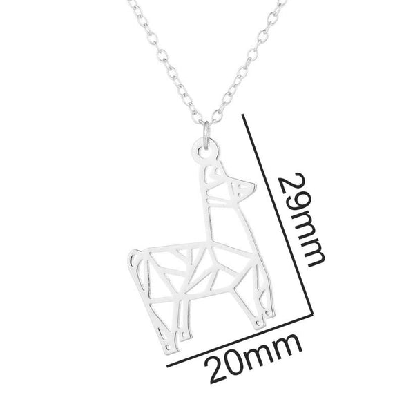 Women's Cute Cartoon Animal Zodiac Pendant Necklace In Stainless Steel With Electroplated Finish And Ochain