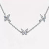 Women's Cute Sweet Bracelet Copper Plastic Love Zircon Butterfly Bow Set With Diamonds