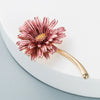 Women's Daisy Brooch Alloy Electroplated Fashion Lapel Pin Decorative Clothing Accessory
