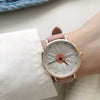 Women's Daisy Watch Alloy Case Ordinary Glass Mirror 3D Relief Simple Elegant Leisure Style