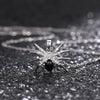 Women's Dark Gothic Insect Shaped Mixed Gemstone Setting Copper Necklace With Zirconia In Light Luxury Style